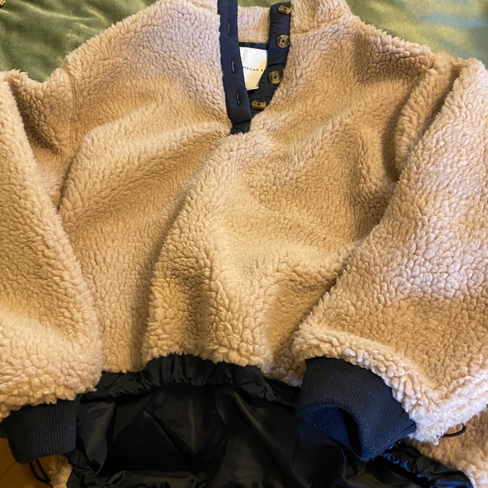 American Eagle Teddy Bear Sherpa